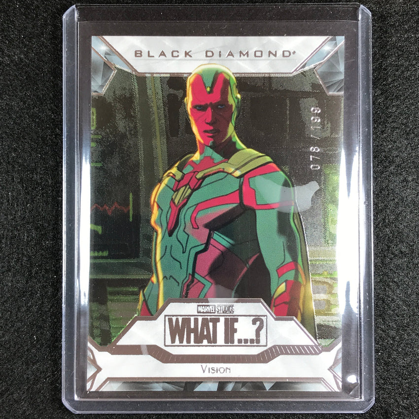 2023 Marvel What If... S1 Vision Black Diamond Base Silver 078/199