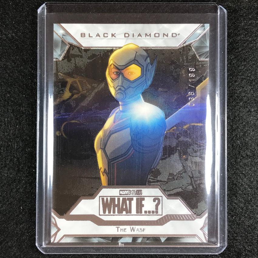 2023 Marvel What If... S1 The Wasp Black Diamond Base Silver 036/199