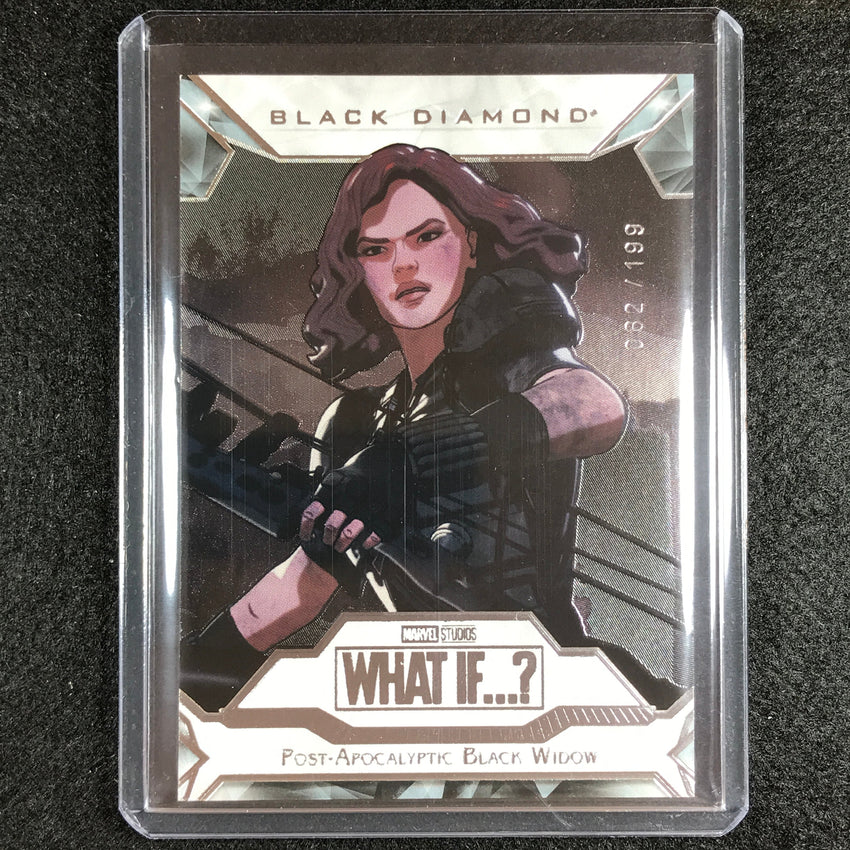 2023 Marvel What If... S1 Post-apocalyptic Black Widow Black Diamond 062/199