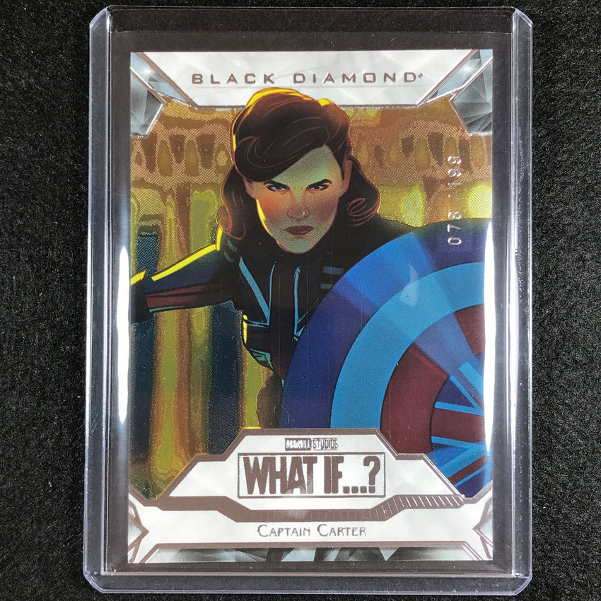 2023 Marvel What If... S1 Captain Carter Black Diamond Base Silver 078/199