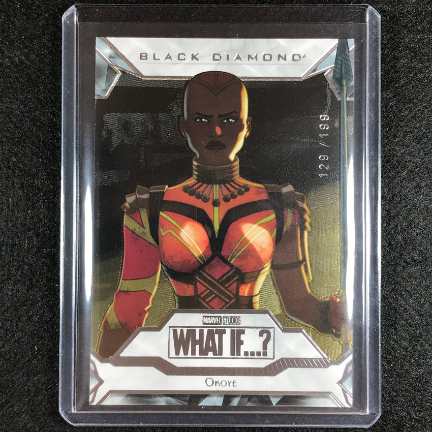 2023 Marvel What If... S1 Okoye Black Diamond Base Silver 129/199