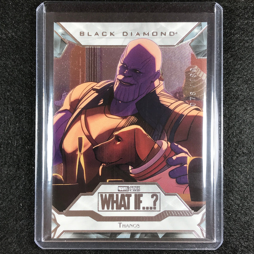 2023 Marvel What If... S1 Thanos Black Diamond Base Silver 078/199