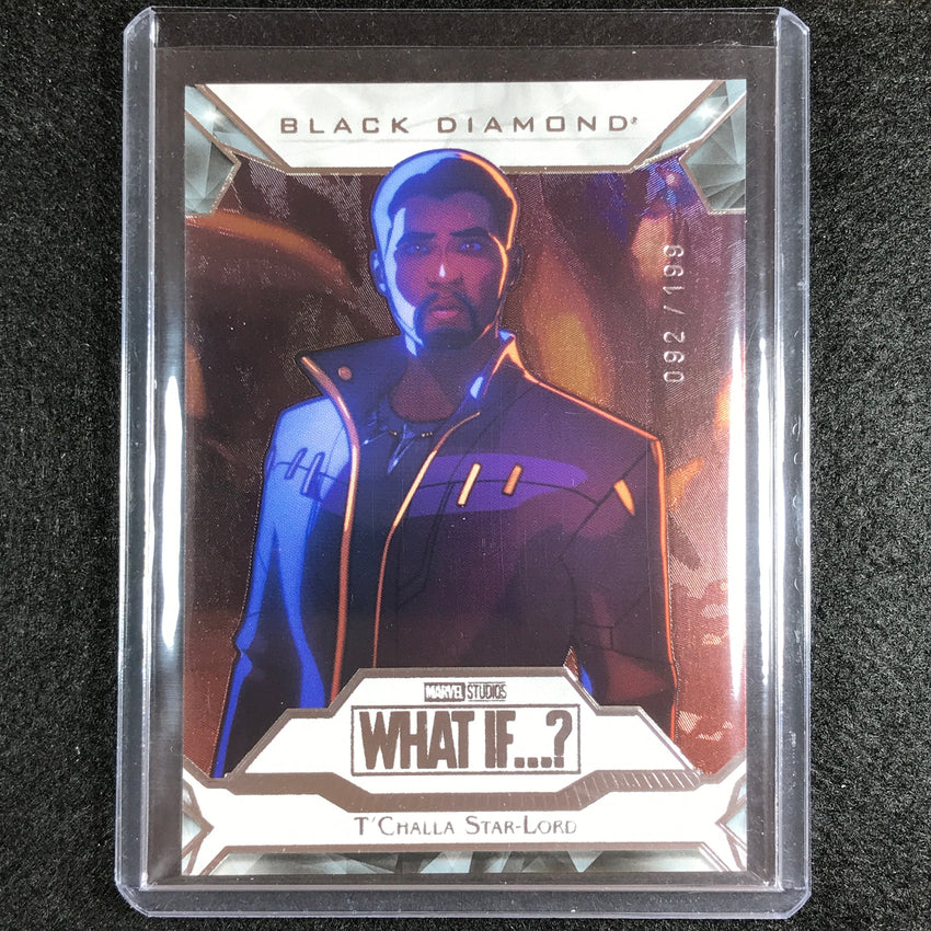 2023 Marvel What If... S1 Tchalla Star-lord Black Diamond Base Silver 92/199