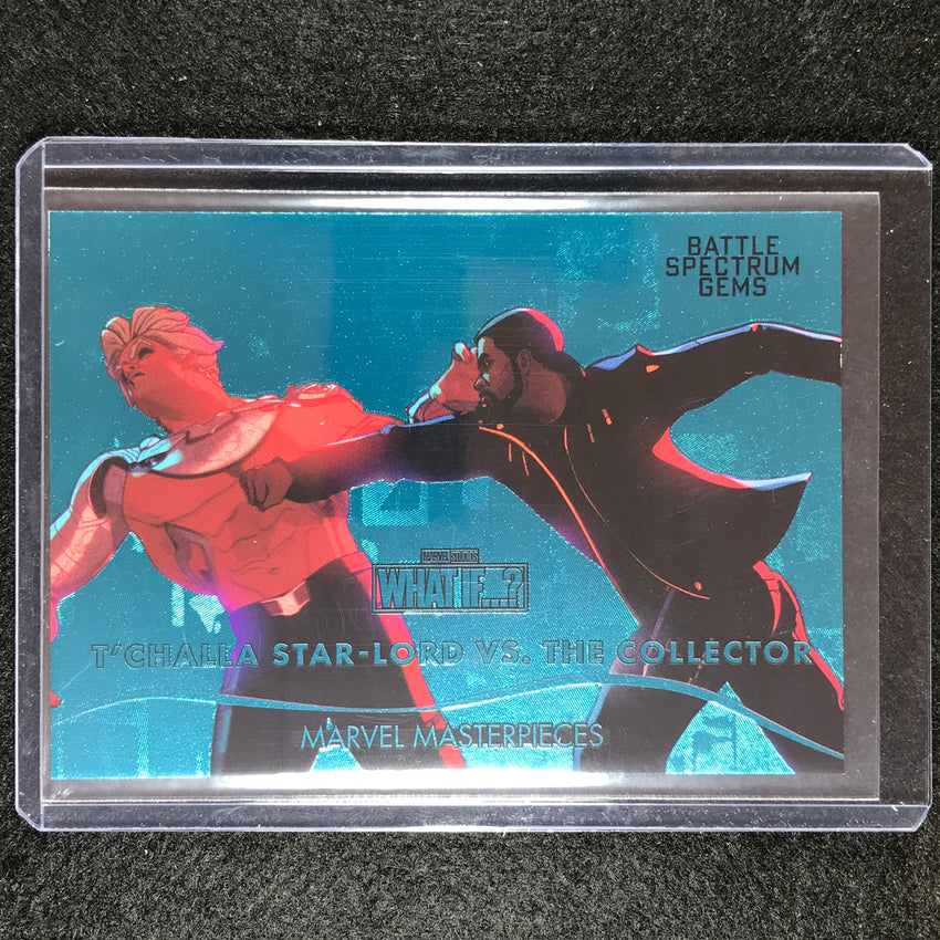 2023 Marvel What If... S1 Tchalla V The Collector Battle Spectrum Gems 89/99