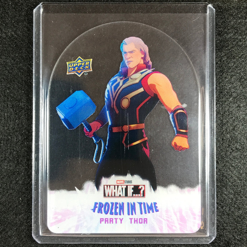 2023 Marvel What If... S1 Party Thor Frozen In Time Acetate Die-cut Base No 6