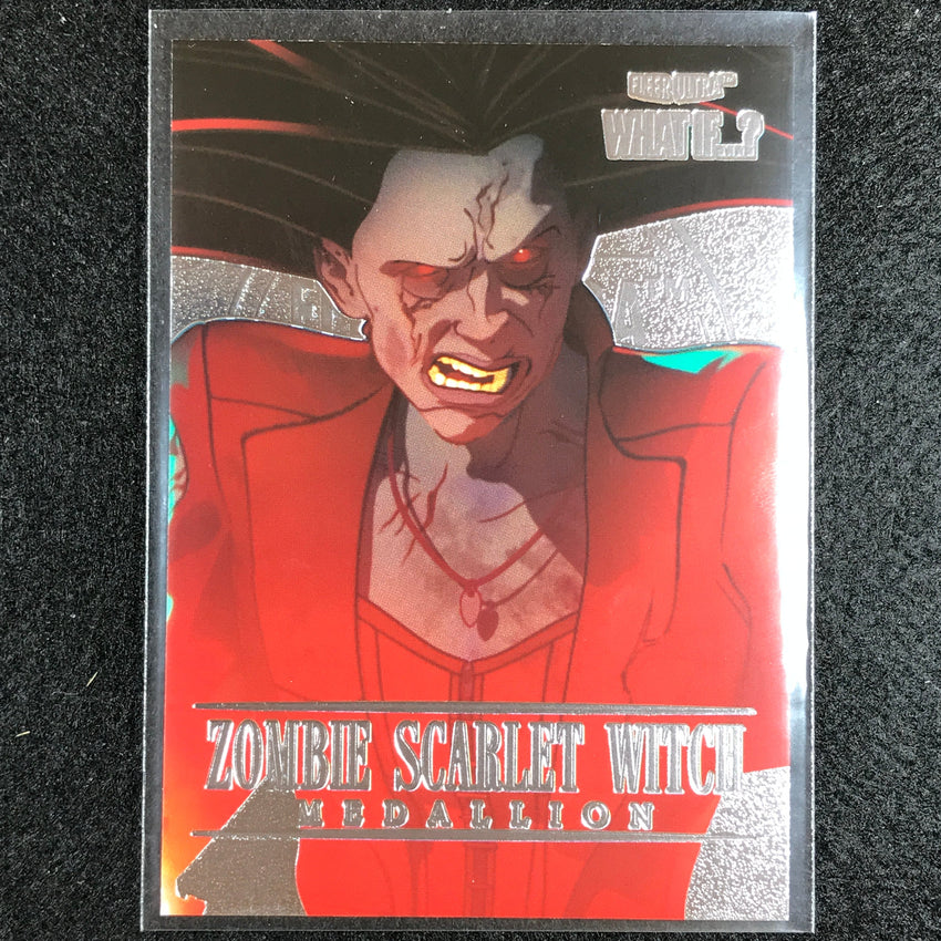 2023 Marvel What If... S1 Zombie Scarlet Witch Medallion Base No 21