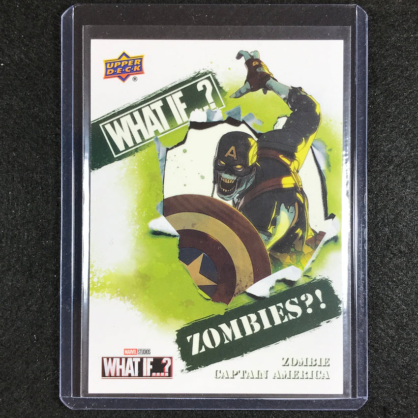 2023 Marvel What If... S1 Zombie Captain America Zombies Glow In The Dark No 1