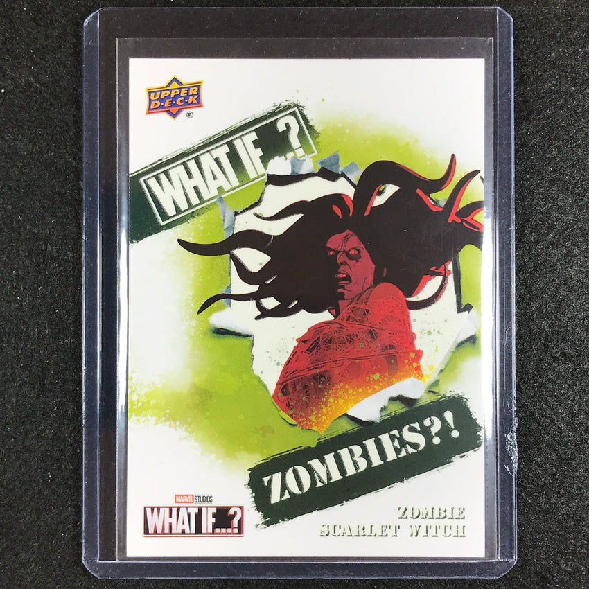 2023 Marvel What If... S1 Zombie Scarlet Witch Zombies Glow In The Dark Sp No 4