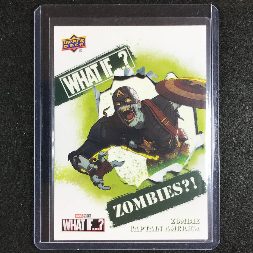 2023 Marvel What If... S1 Zombie Captain America Zombies Glow In The Dark No 6
