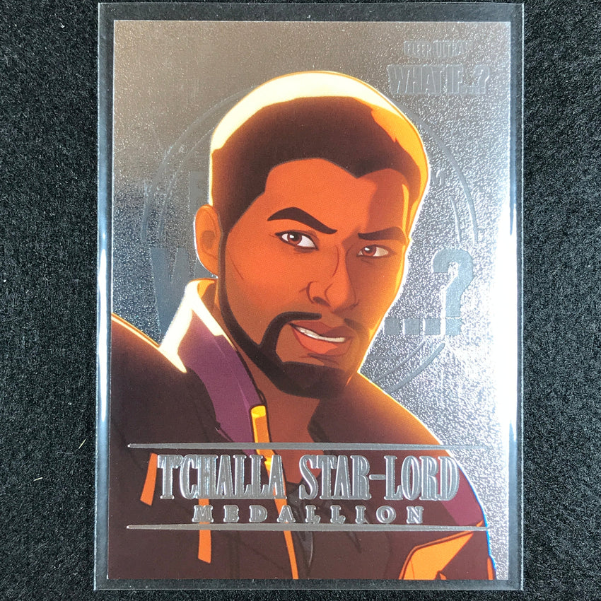2023 Marvel What If... S1 Tchalla Star-lord Medallion Base No 25