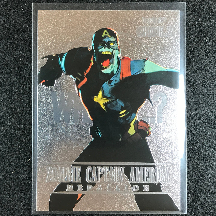 2023 Marvel What If... S1 Zombie Captain America Medallion Base No 28