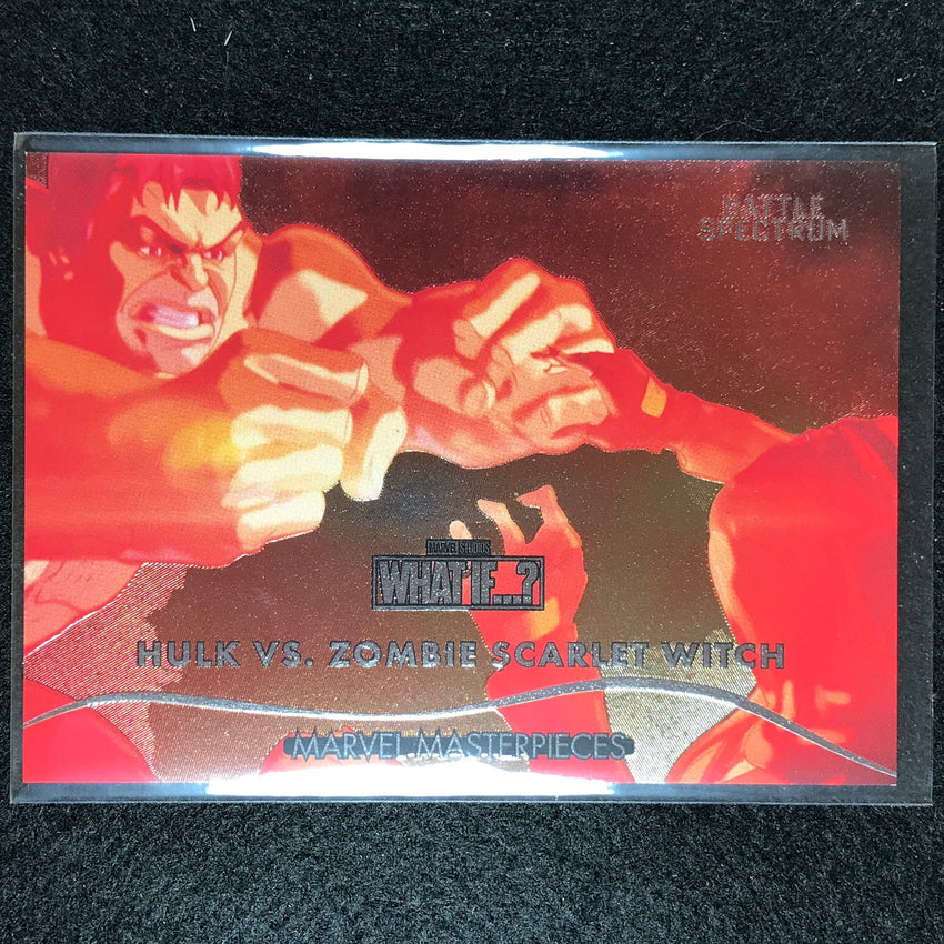 2023 Marvel What If... S1 Hulk Vs. Zombie Scarlet Witch Battle Spectrum No 3