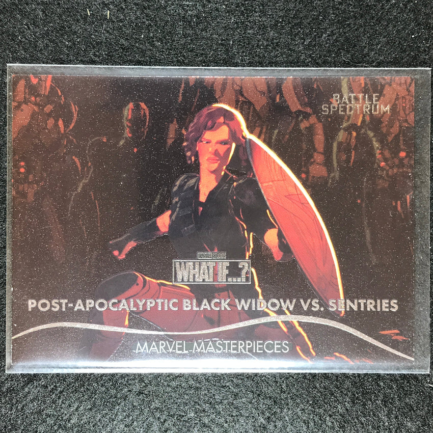2023 Marvel What If... S1 Black Widow Vs. Sentries Battle Spectrum Base No 6