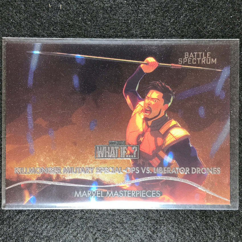 2023 Marvel What If... S1 Killmonger Vs. Liberator Drones Battle Spectrum No 8