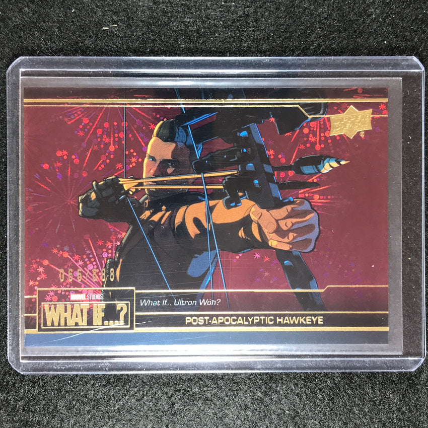 2023 Marvel What If... S1 Post-apocalyptic Hawkeye Possibilities Red 066/888