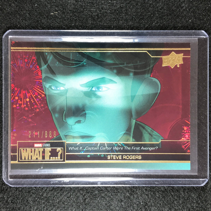 2023 Marvel What If... S1 Steve Rogers Possibilities Red 211/888