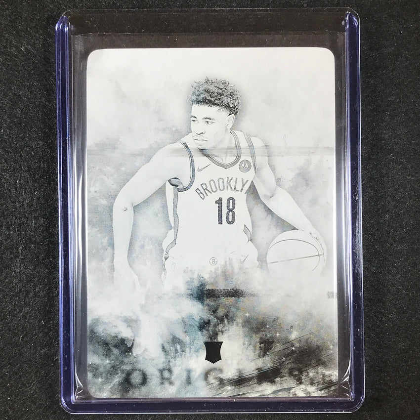 2022-23 National Treasures Cameron Thomas Origins Printing Plate Black 1/1