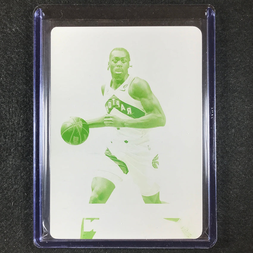 2022-23 National Treasures Scottie Barnes Obsidian Printing Plate Yellow 1/1