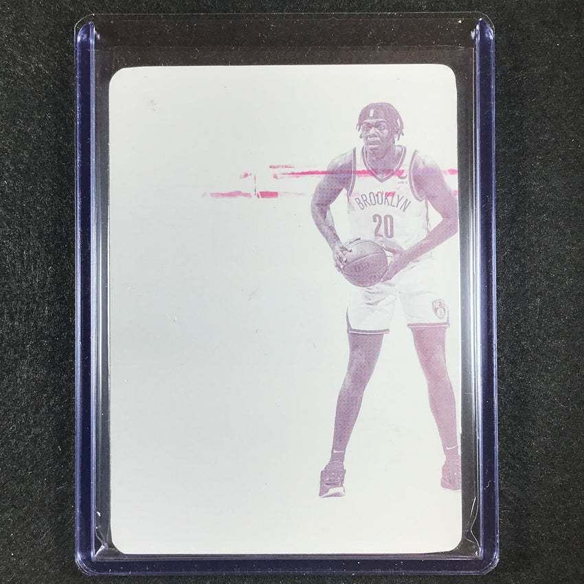 2022-23 National Treasures Dayron Sharpe Flawless Printing Plate Magenta 1/1