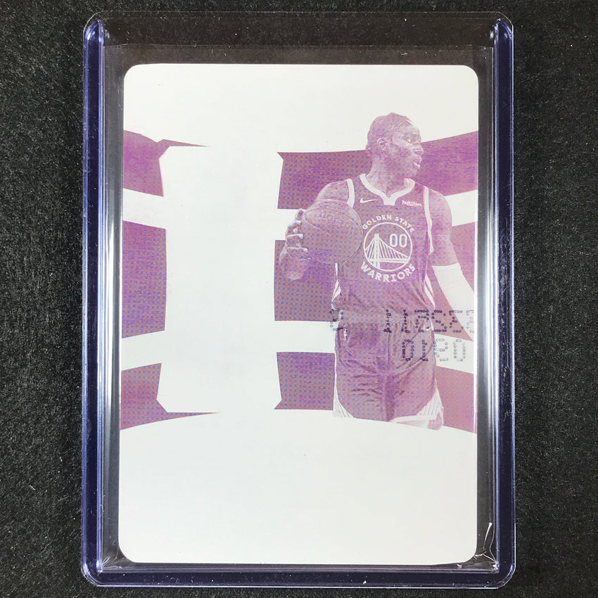 2022-23 National Treasures Jonathan Kuminga Logoman Printing Plate Magenta 1/1