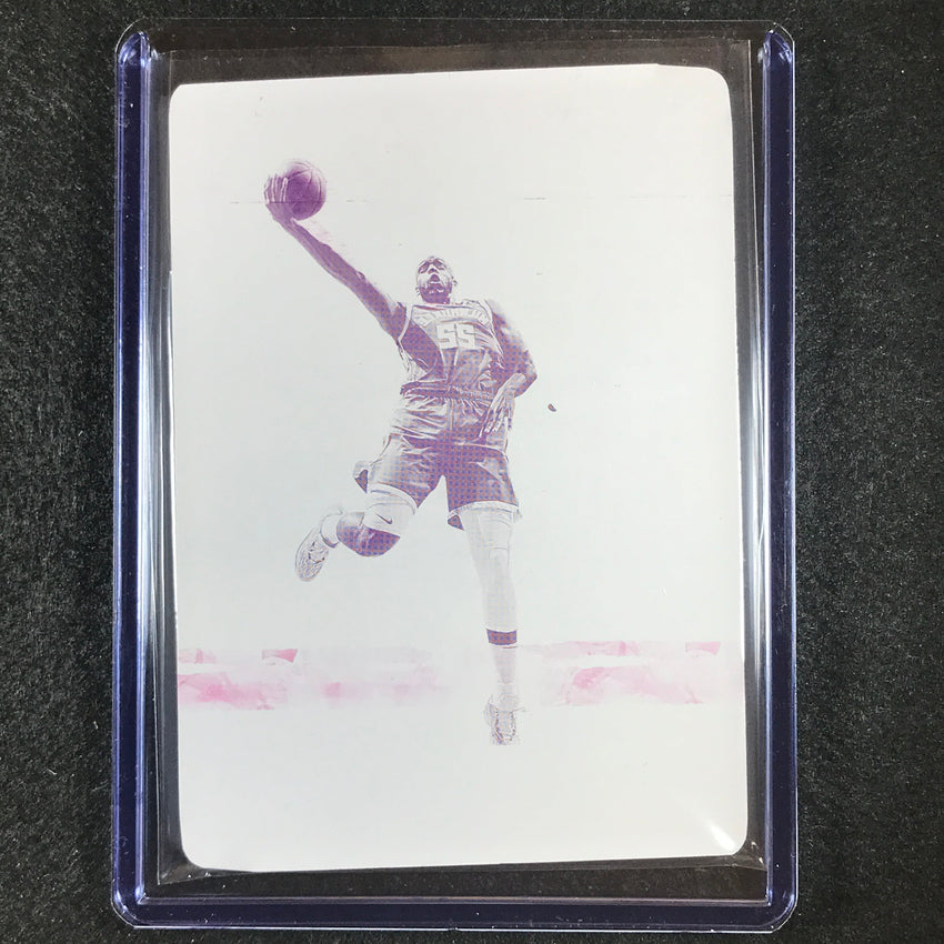 2022-23 National Treasures Khris Middleton Obsidian Printing Plate Magenta 1/1