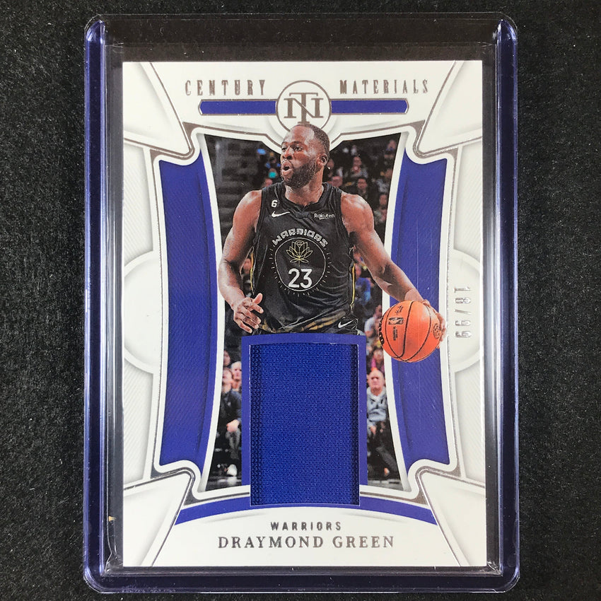 2022-23 National Treasures Draymond Green Century Materials Jersey Relic 18/99