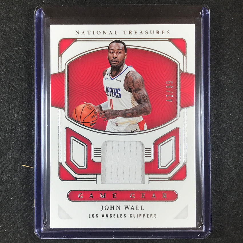 2022-23 National Treasures John Wall Game Gear Jersey Relic 42/99