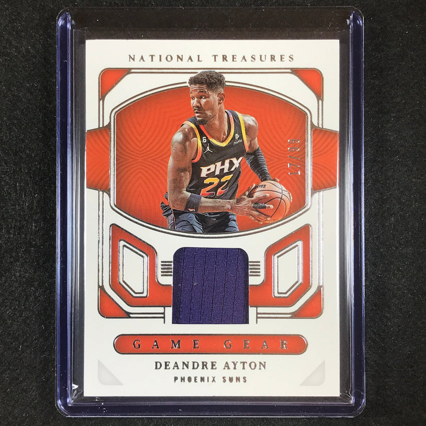 2022-23 National Treasures Deandre Ayton Game Gear Jersey Relic 17/99