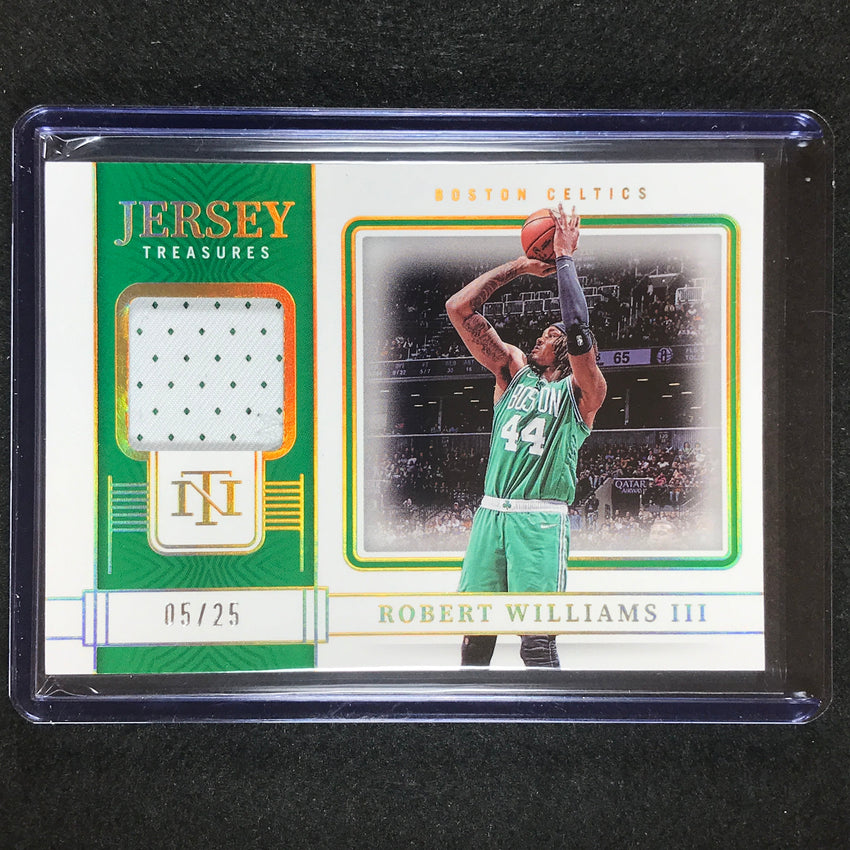 2022-23 National Treasures Robert Williams Iii Jersey Treasures Relic Patch 5/25