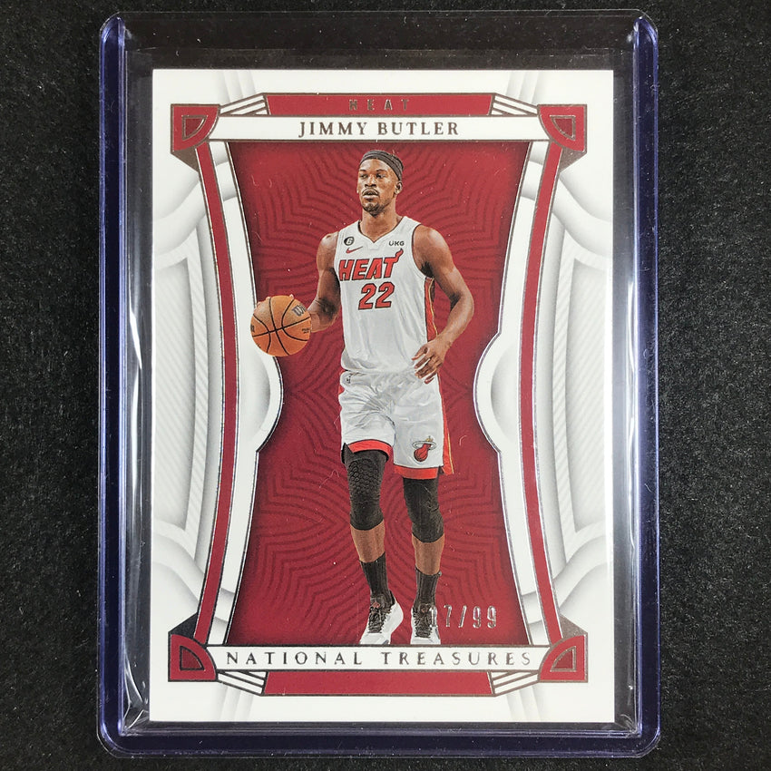 2022-23 National Treasures Jimmy Butler Base Silver 17/99
