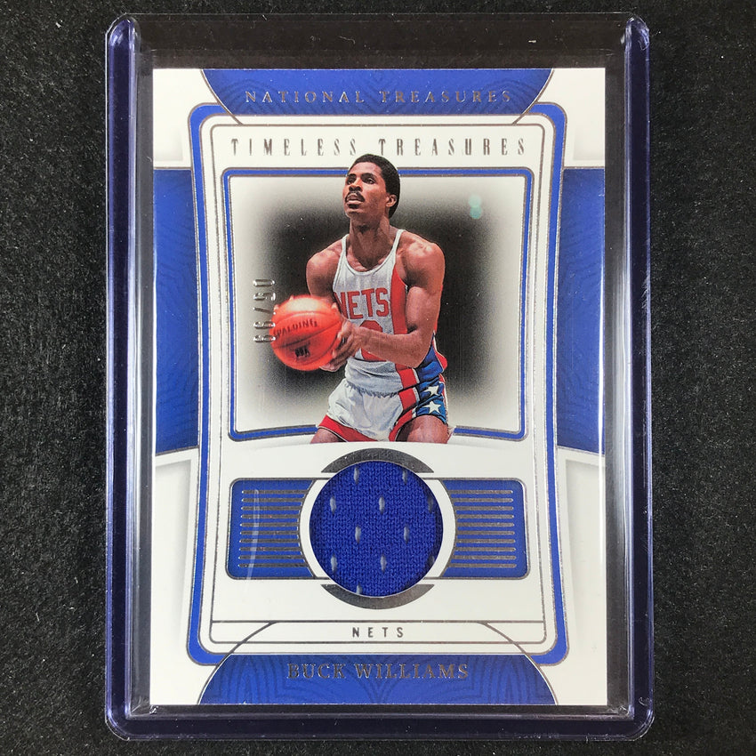2022-23 National Treasures Buck Williams Timeless Materials Jersey Relic 5/99