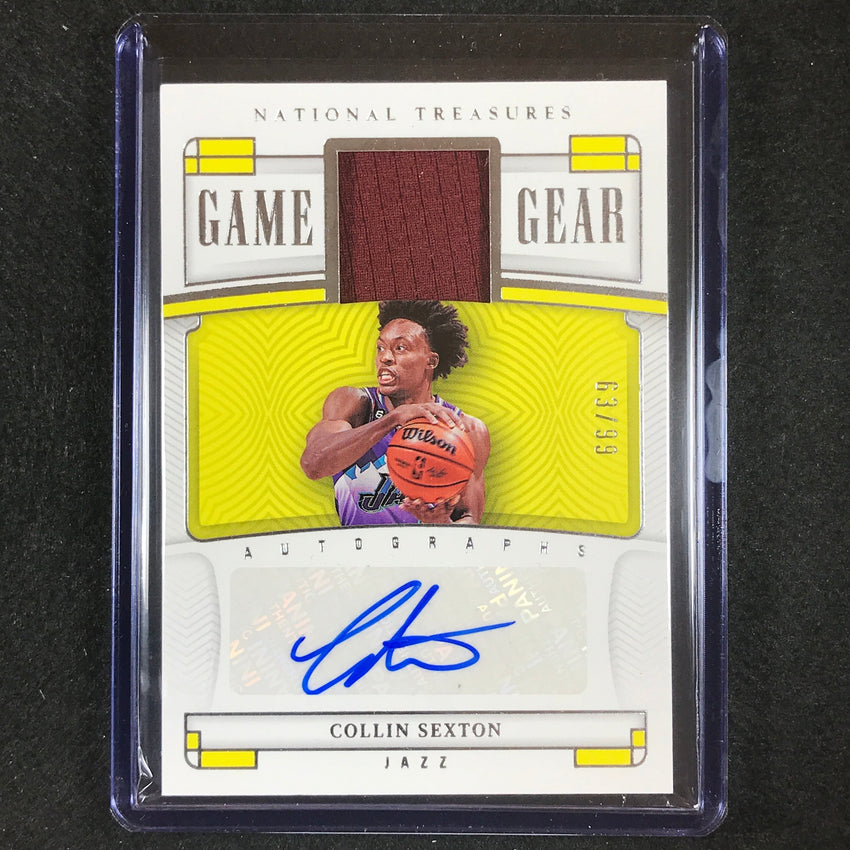 2022-23 National Treasures Collin Sexton Game Gear Jersey Relic Auto 63/99
