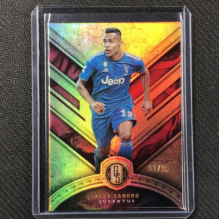 2019-20 Gold Standard Soccer ALEX SANDRO Red 2/29-Cherry Collectables