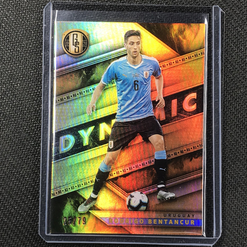 2019-20 Gold Standard Soccer RODRIGO BENTANCUR Dynamic 25/79-Cherry Collectables