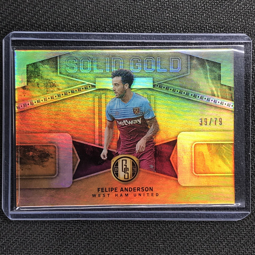 2019-20 Gold Standard Soccer FELIPE ANDERSON Solid Gold 39/79-Cherry Collectables