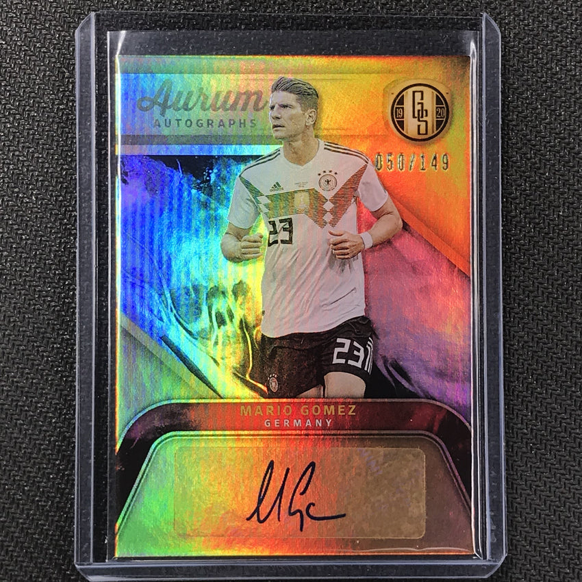 2019-20 Gold Standard Soccer MARIO GOMEZ Aurum Autographs 50/149-Cherry Collectables