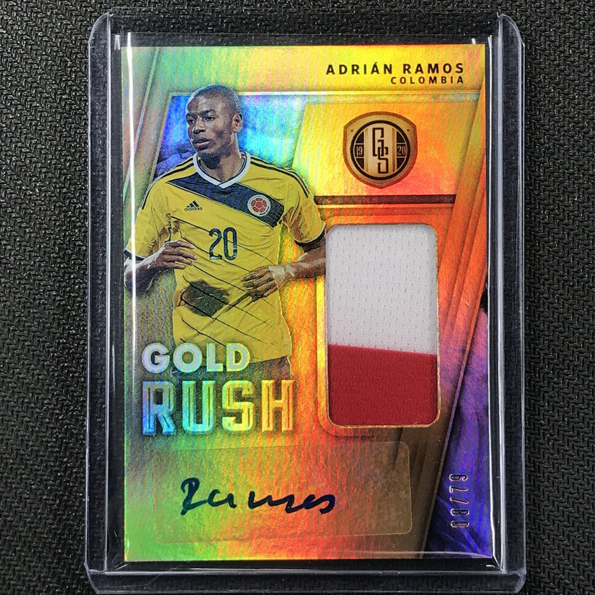 2019-20 Gold Standard Soccer ADRIAN RAMOS Gold Rush Patch Relic Auto 8/79-Cherry Collectables