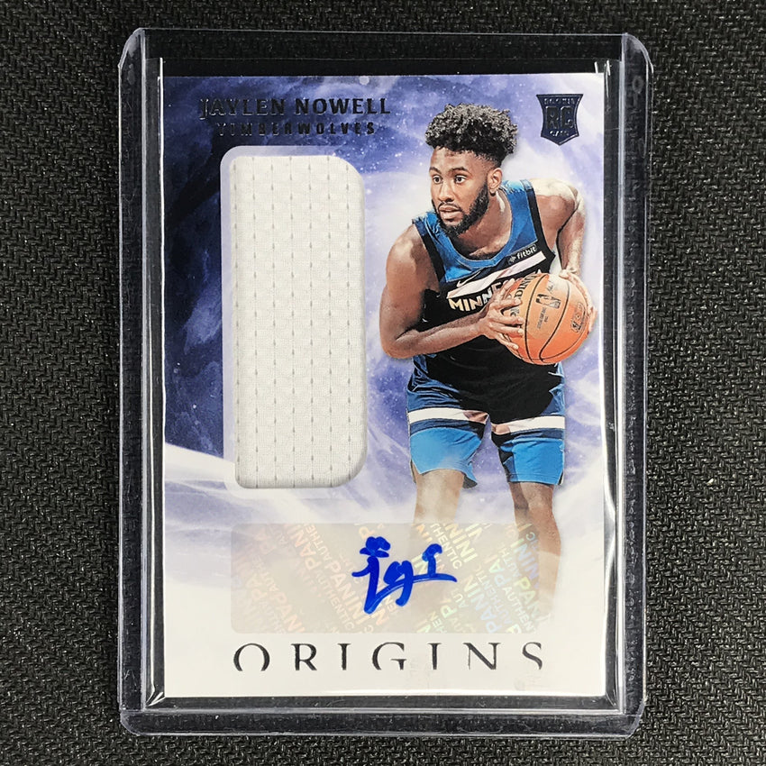 2019-20 Origins JAYLEN NOWELL Rookie Jersey Autographs #158 #1-Cherry Collectables