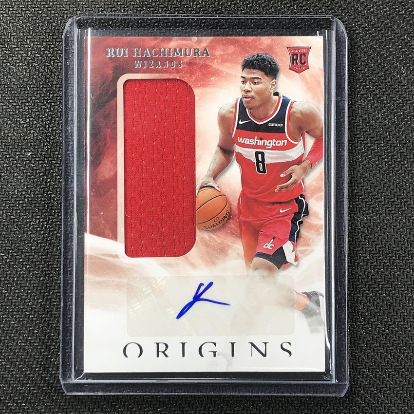 2019-20 Origins RUI HACHIMURA Rookie Jersey Autographs #175 #3-Cherry Collectables