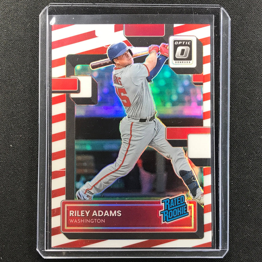 2022 Donruss Optic Riley Adams Rated Rookie Freedom 3/46