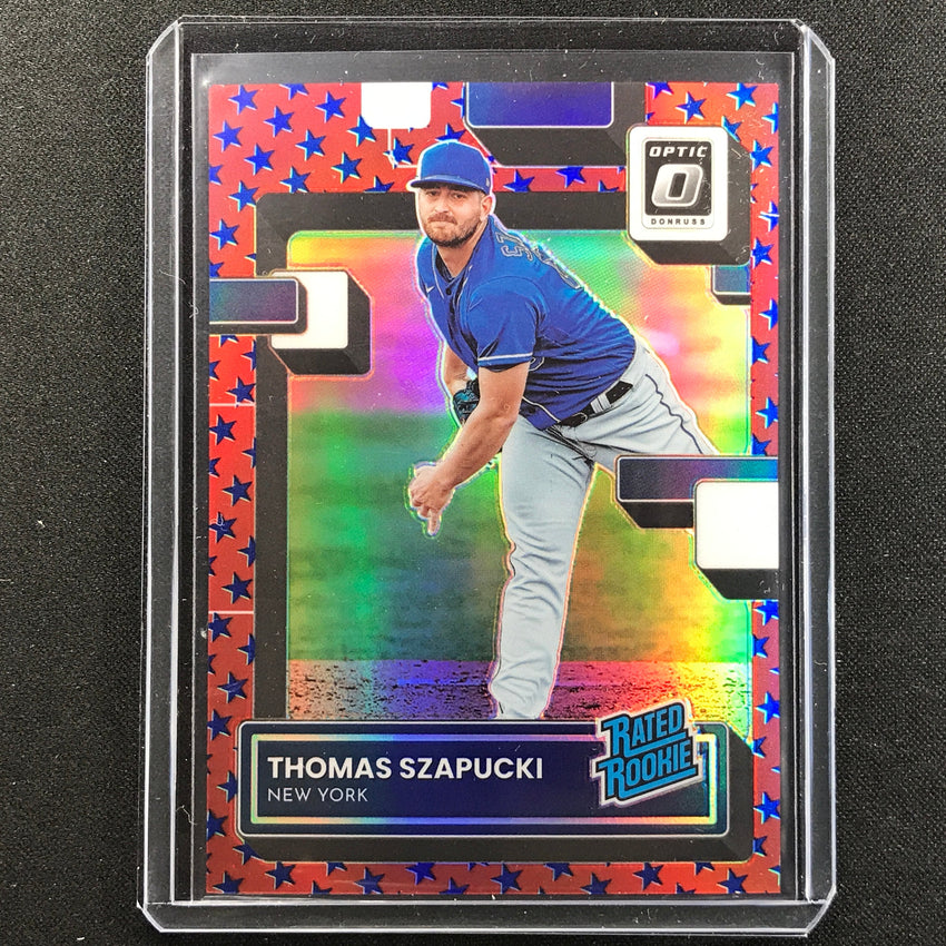 2022 Donruss Optic Thomas Szapucki Rated Rookie Liberty 18/25