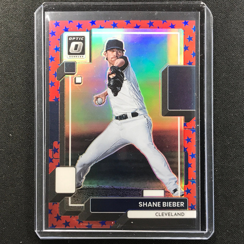 2022 Donruss Optic Shane Bieber Liberty 14/25