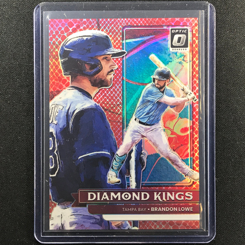 2022 Donruss Optic Brandon Lowe Diamond Kings Red Dragon 29/99