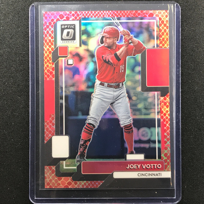 2022 Donruss Optic Joey Votto Red Dragon 20/99