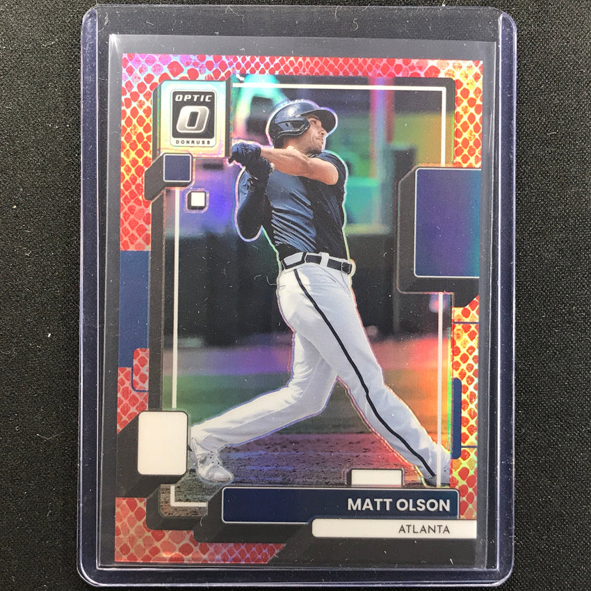 2022 Donruss Optic Matt Olson Red Dragon 67/99