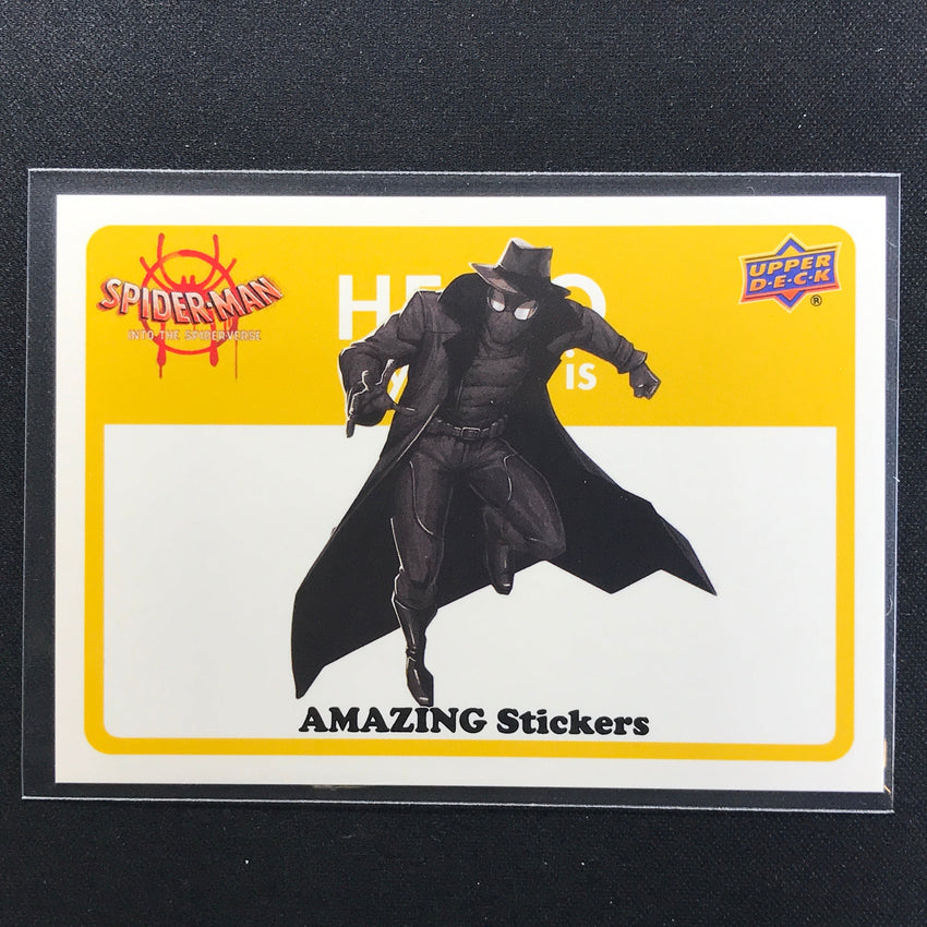 2022 Spider-man Into The Spider-verse Spider-man Noir Amazing Stickers No 5