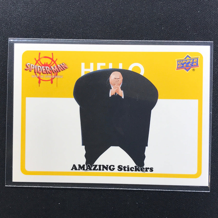 2022 Spider-Man Into The Spider-Verse WILSON FISK Amazing Stickers #9