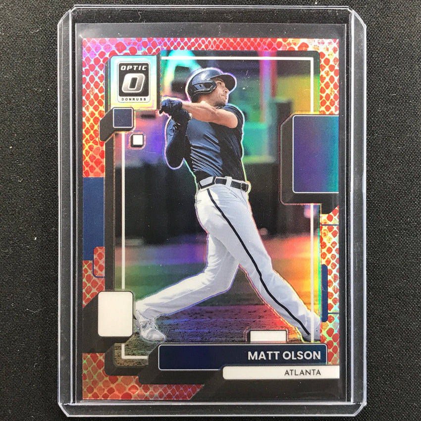 2022 Donruss Optic Matt Olson Red Dragon 56/99