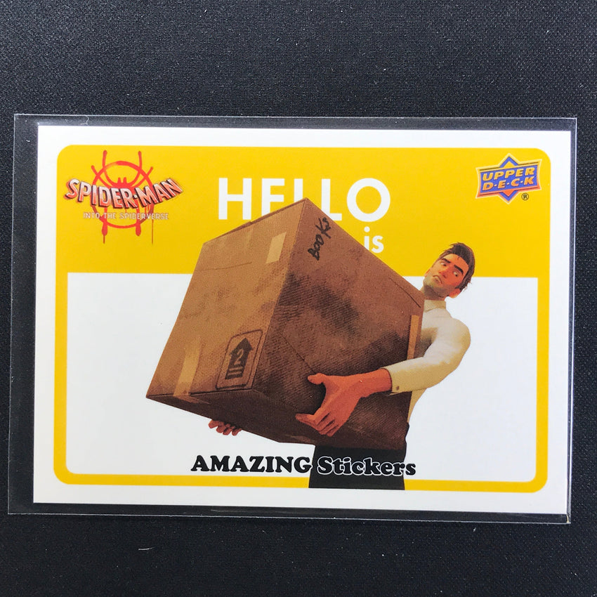 2022 Spider-Man Into The Spider-Verse PETER B. PARKER Amazing Stickers #19