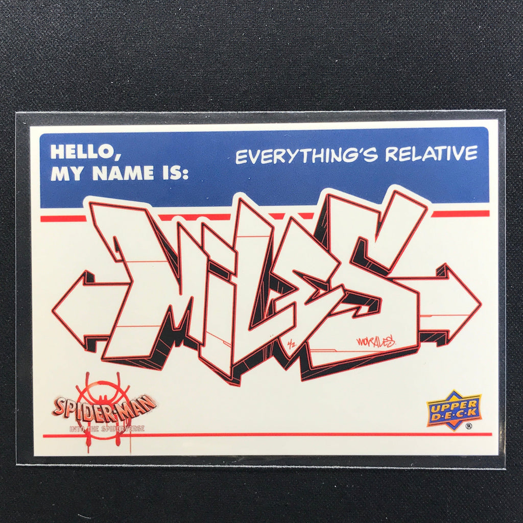 2022 SpiderMan Into The SpiderVerse MILES MORALES Relative Stickers Cherry Collectables